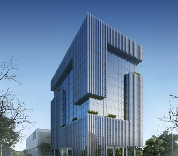 辦公樓方案設(shè)計(jì)3D效果圖
