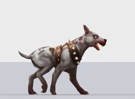 3D角色動(dòng)畫（動(dòng)物）狗
